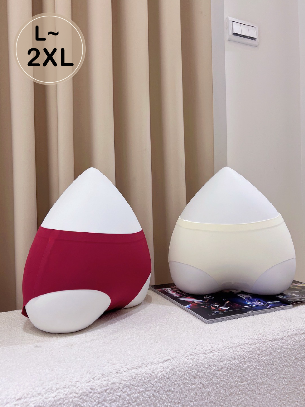 莓果泡泡同款無痕內褲 五色 L~2XL