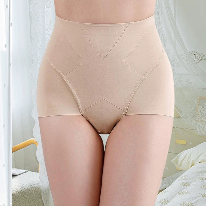 素面無痕中腰塑身內褲 兩色 M~2XL