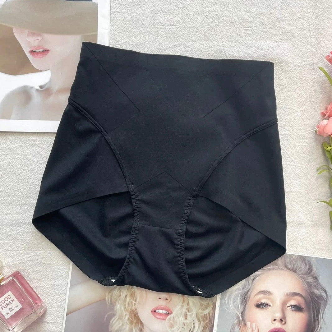素面無痕中腰塑身內褲 兩色 M~2XL
