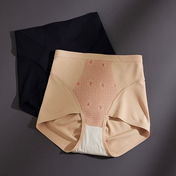 素面無痕中腰塑身內褲 兩色 M~2XL