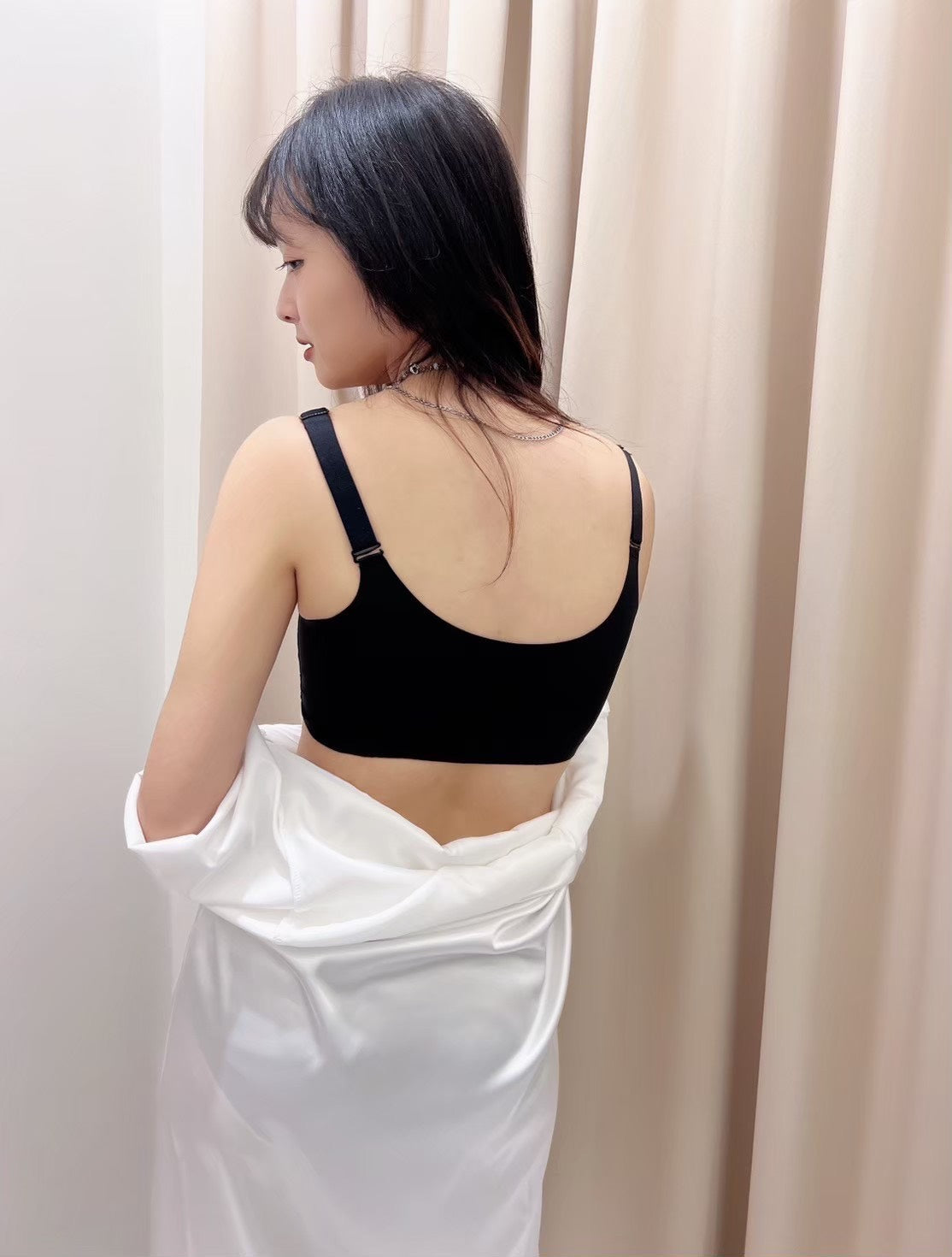 海味奶油 前扣調整型內衣 性感黑 A~C杯
